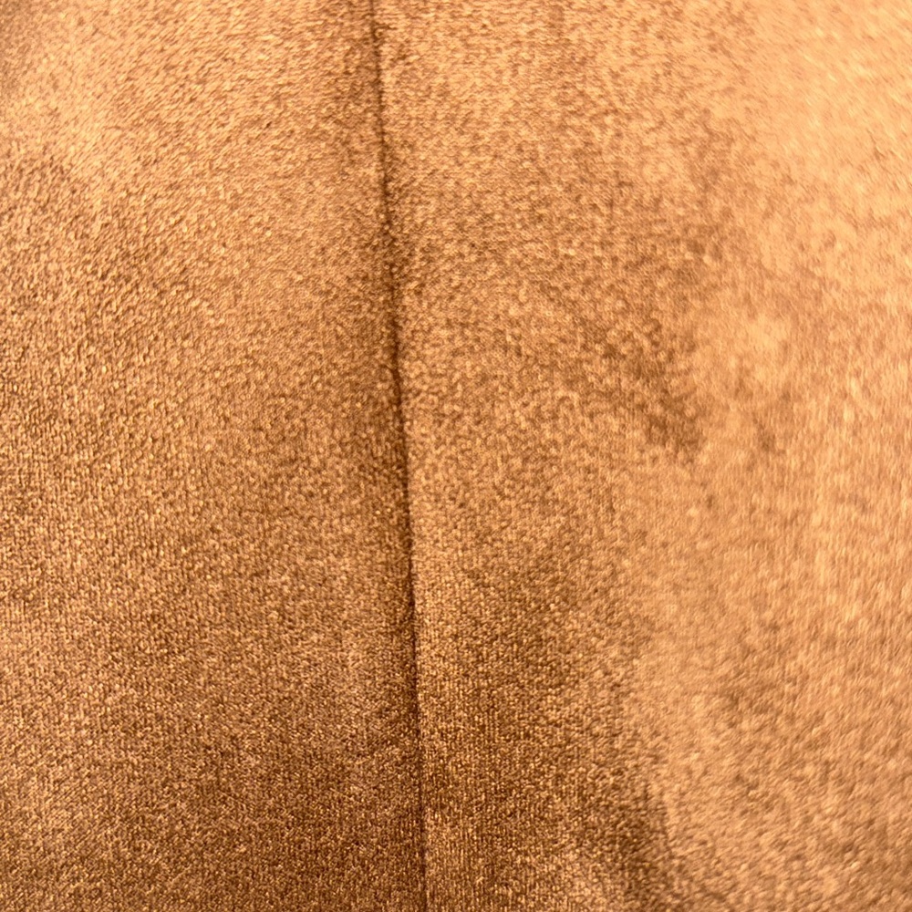 Loft Pants Brown Faux Suede Career Casual Straight Leg Womens Size Medium - Picture 6 of 6